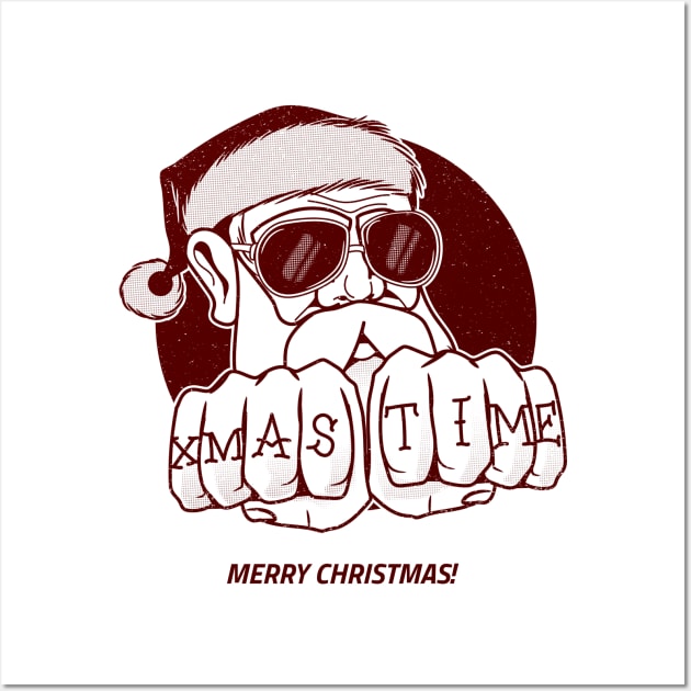 Funny Christmas tshirt Hilarious Xmas Shirt Christmas Party Krampus Wall Art by SnazzyCrew